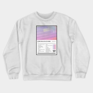 All My Heroes Are Cornballs Album Tracklist Crewneck Sweatshirt